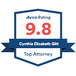 Avvo Rating | 9.8 | Cynthia Elizabeth Gitt | Top Attorney